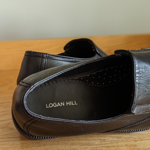 Men's black Logan Hill loafers size 9 - Picture 4 of 5